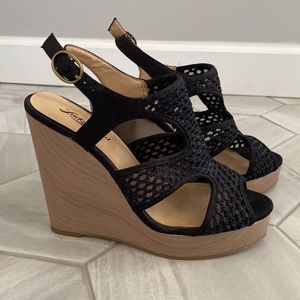 Lucky Brand Black Wedges